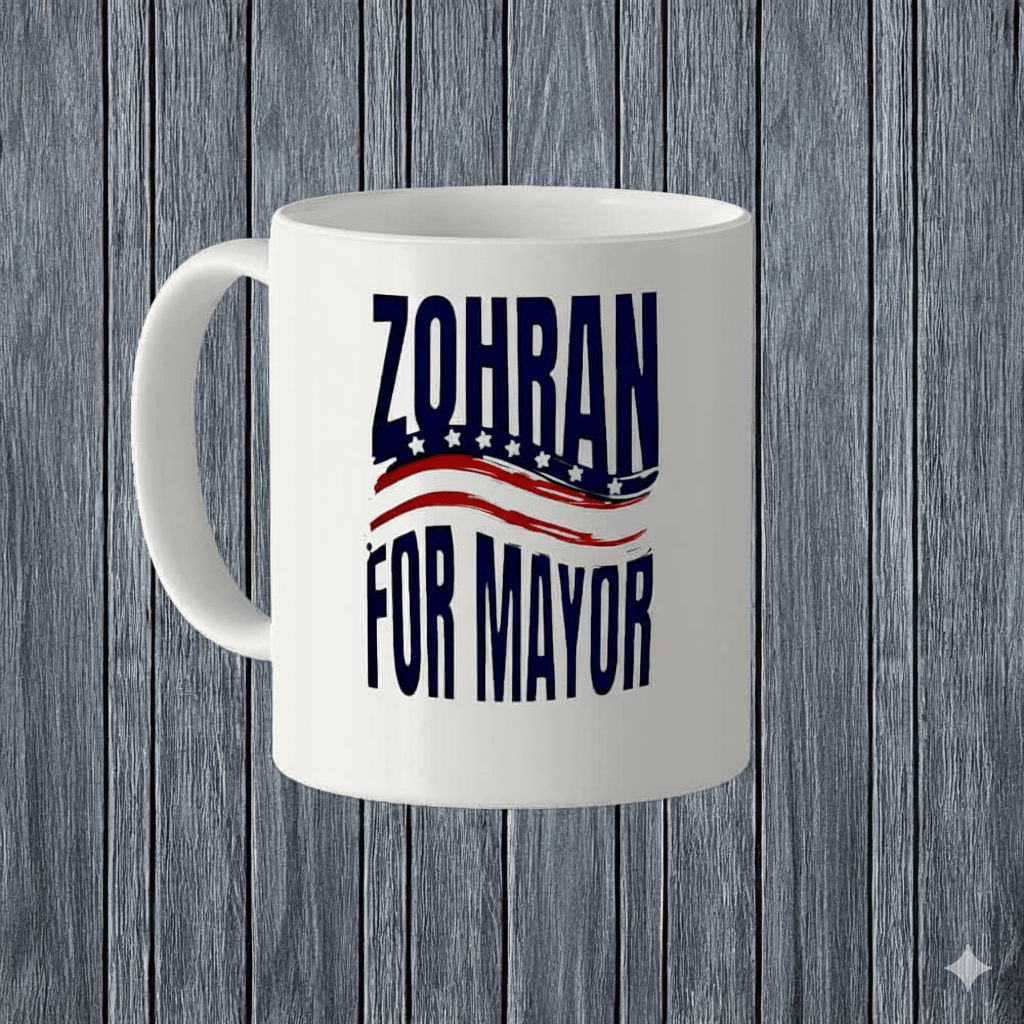 Zohran Mamdani For Mayor Mug Mayoral Race Progressive Political NYC Election Gifts