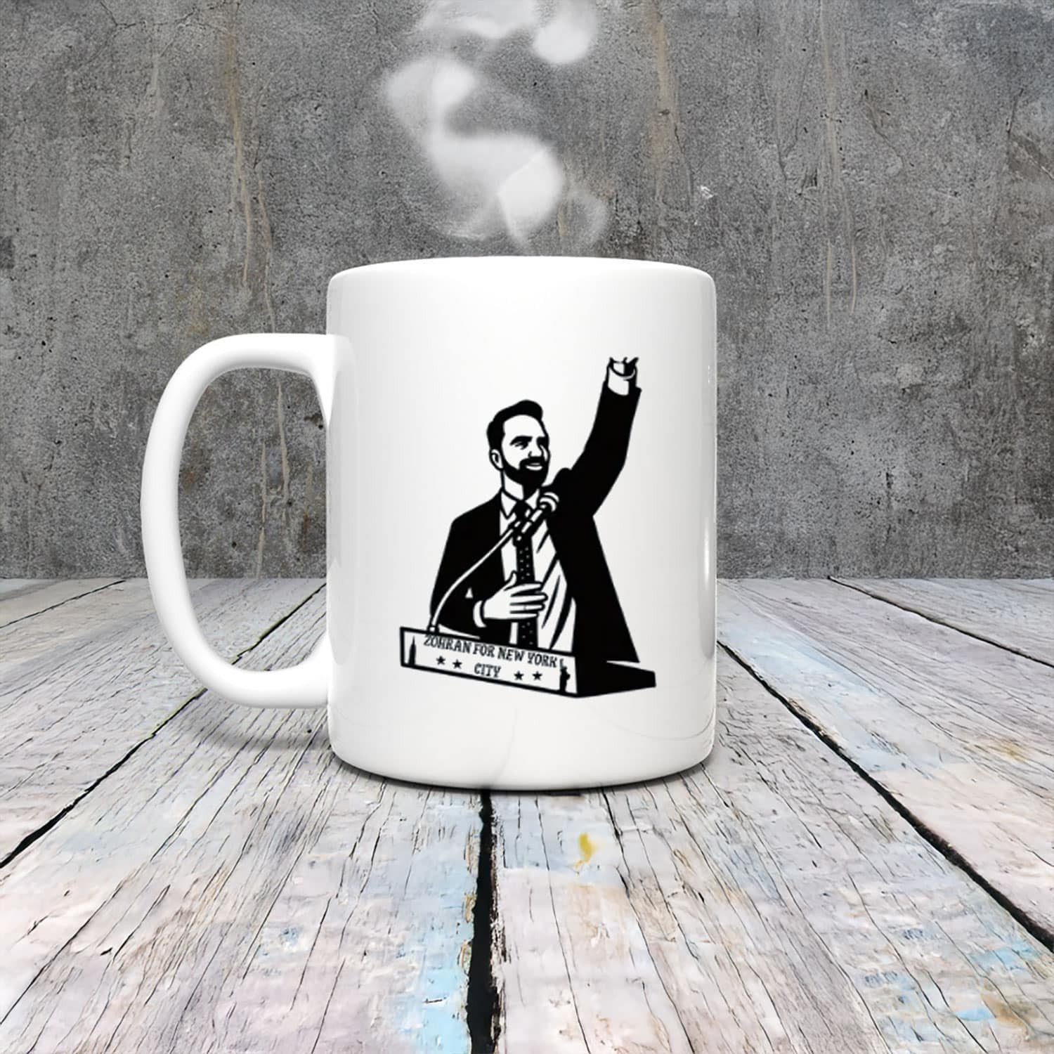 Zohran Mamdani For Mayor New York City Mug Socialist Political Speech Art Related Gifts