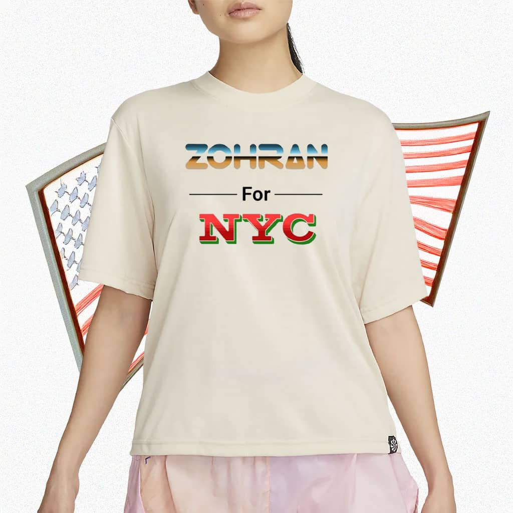Zohran Mamdani For Mayor T-Shirt NYC's First Muslim Mayor Campaign Shirt Gifts For Fans