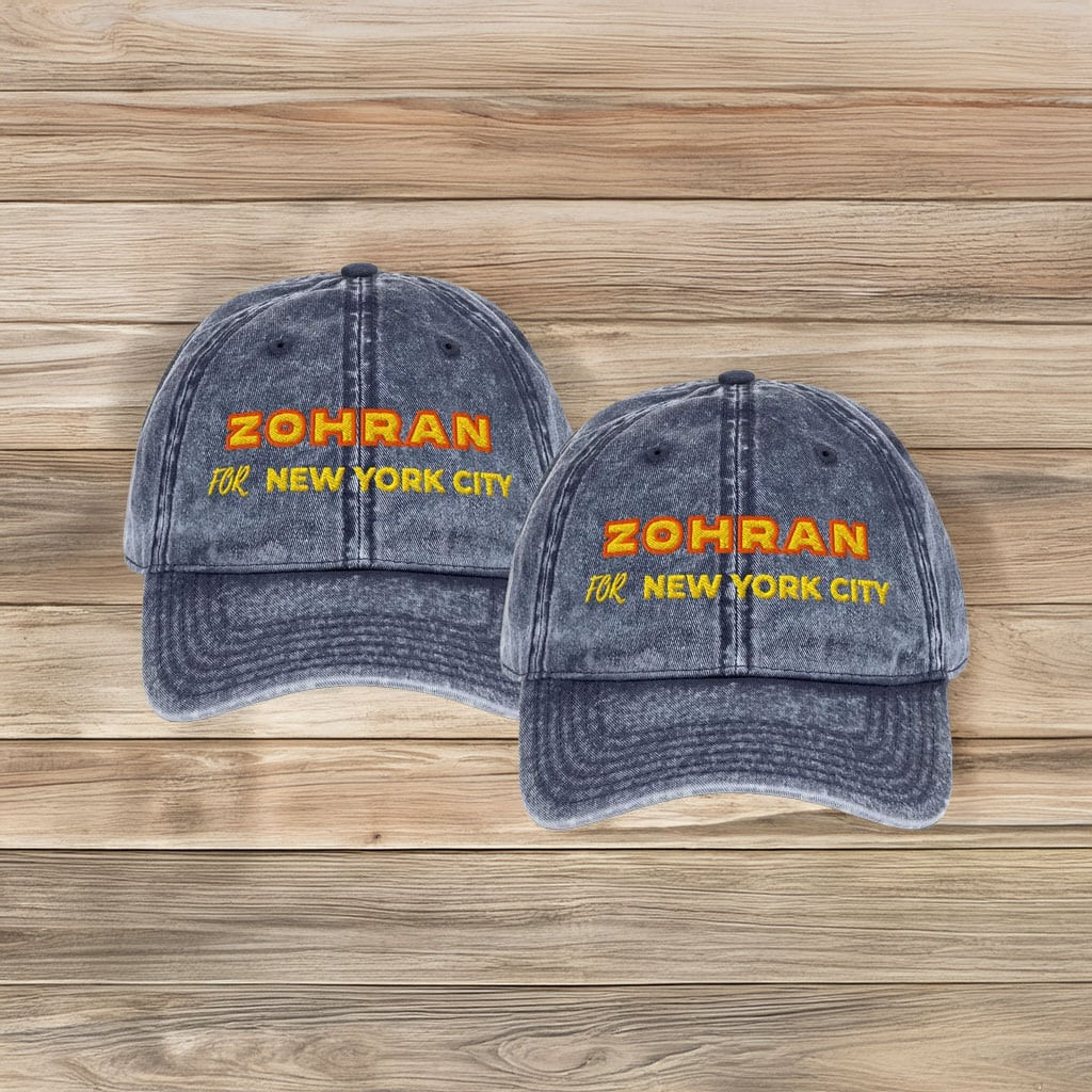 Zohran Mamdani For New York City Hat NYC Campaign Baseball Cap Mamdani Mayor Merch Gifts