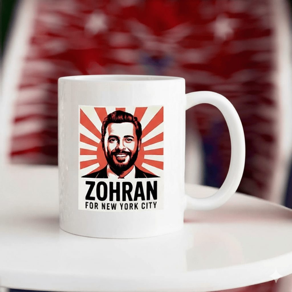 Zohran Mamdani For New York City Mug Socialist Mamdani NYC Mayoral Election Gifts