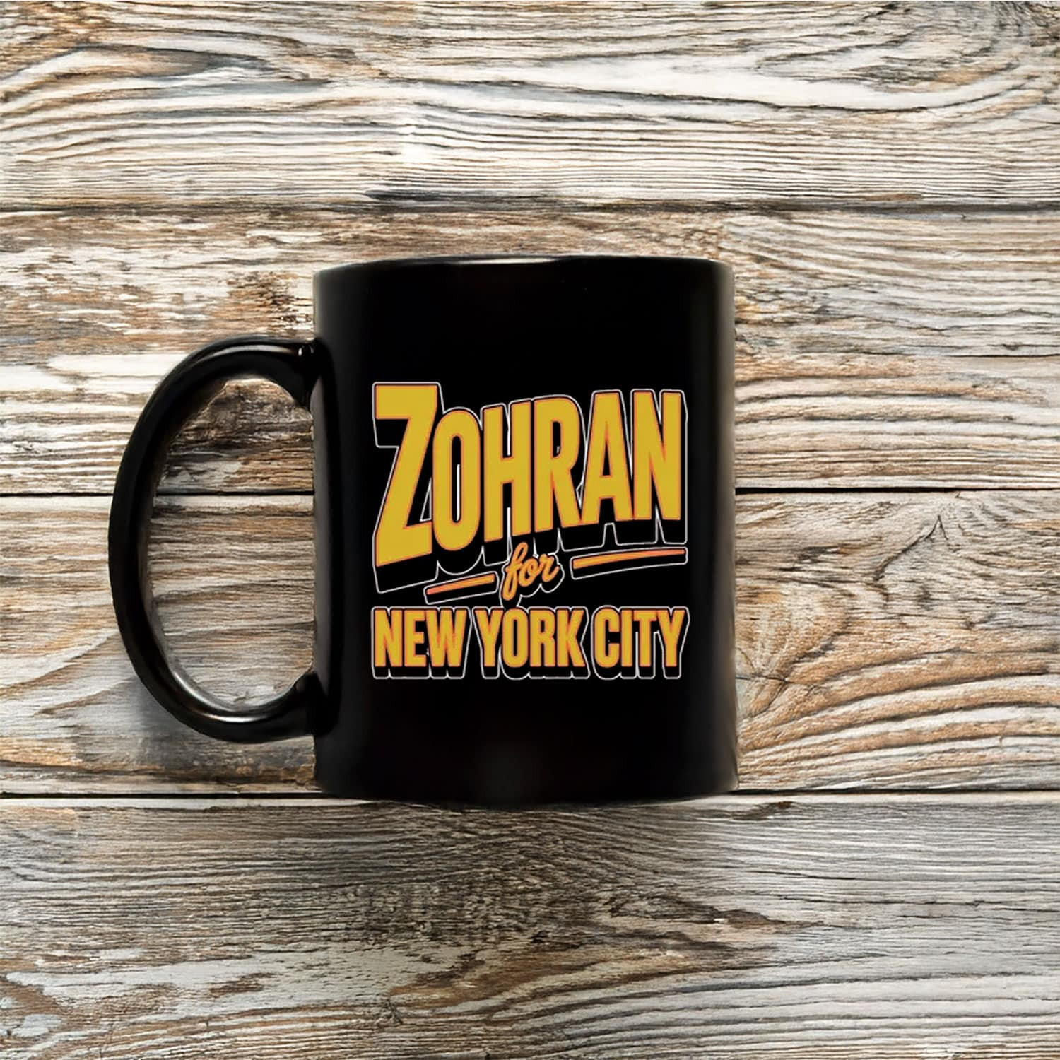 Zohran Mamdani For New York City Mug Socialist Political Election Gifts For Democrats Party