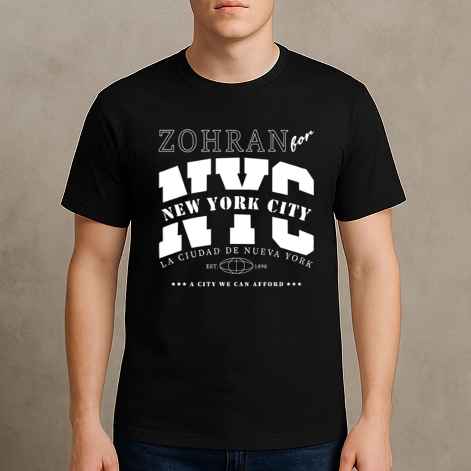 Zohran Mamdani For New York City T-Shirt A City We Can Afford Tee Mayor Related Gifts