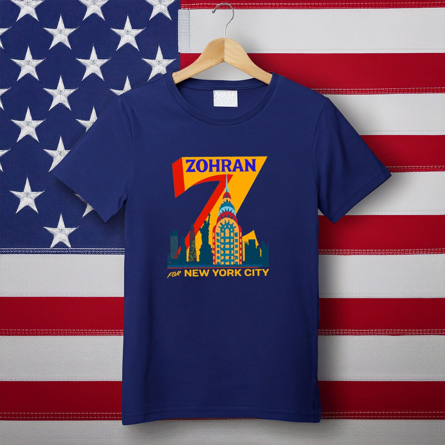 Zohran Mamdani For New York City T-Shirt America Democratic Politician Tee NYC Mayor Gifts