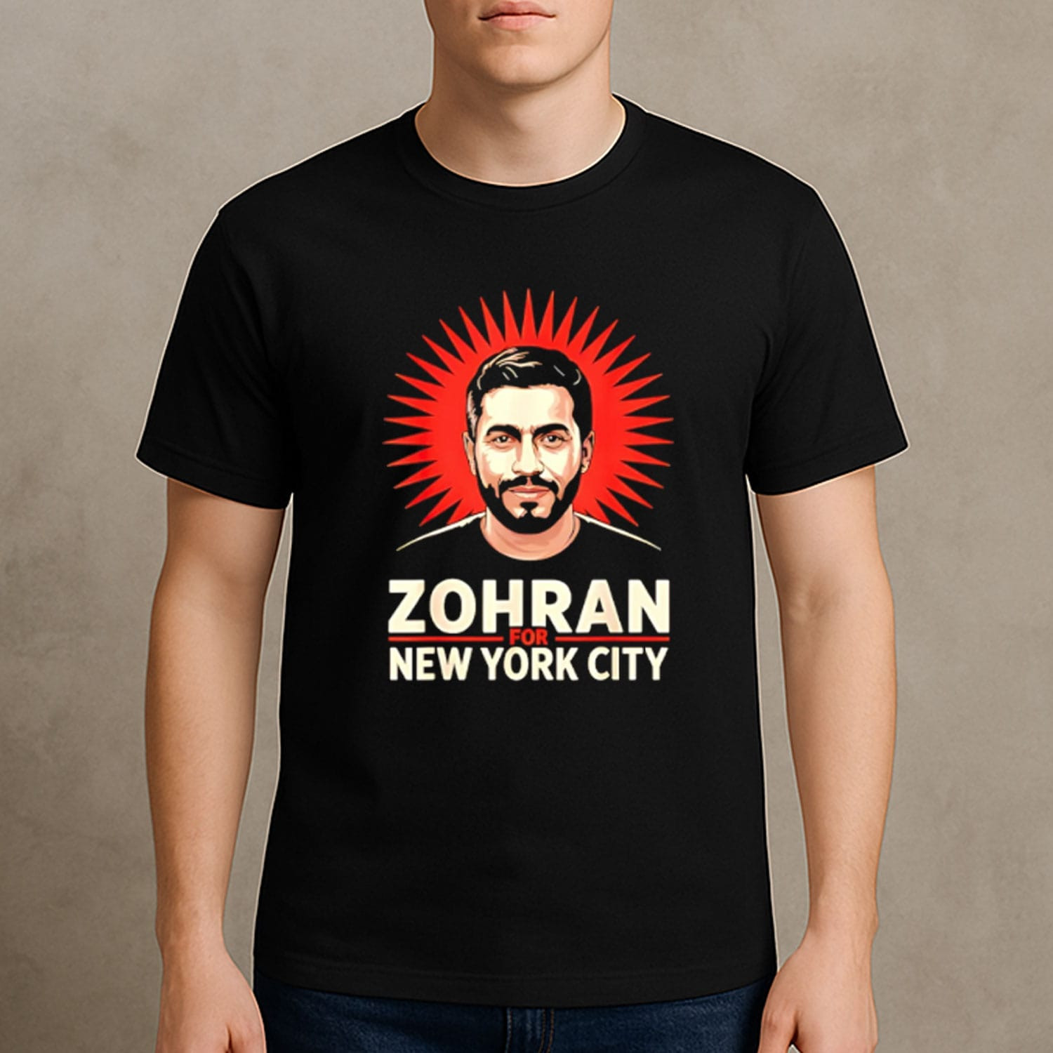 Zohran Mamdani For New York City T-Shirt Democratic Politician NYC Campaign Apparel Gifts