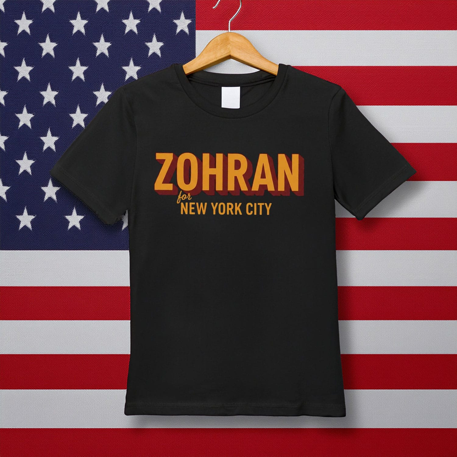 Zohran Mamdani For New York City T-Shirt First Muslim Politician Tee Democratic Activist Gifts