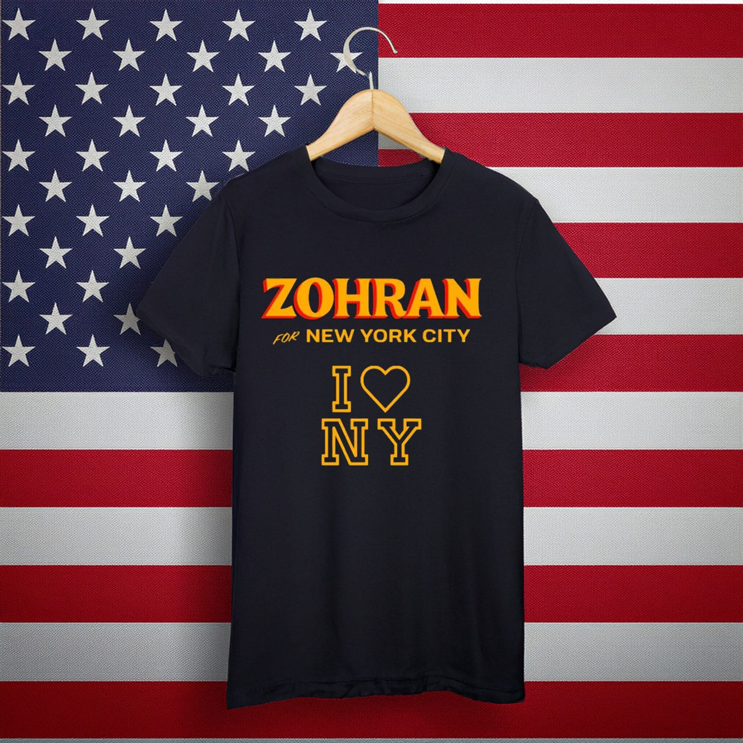 Zohran Mamdani For New York City T-Shirt First US Muslim Mayor Tee Democratic Related Gifts
