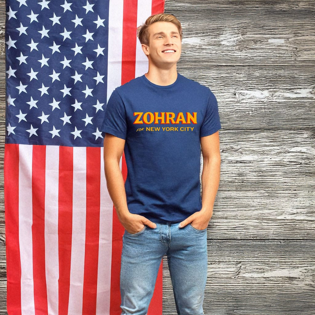 Zohran Mamdani For New York City T-Shirt Political Campaign Tee Mayor NYC Election Gifts