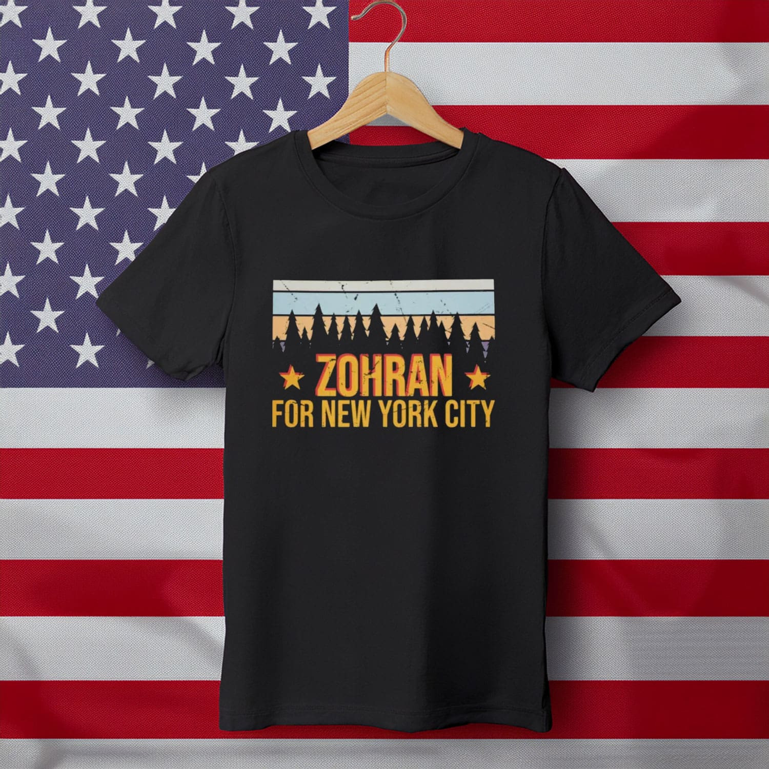 Zohran Mamdani For New York City T-Shirt USA Democratic Socialist Tee NYC Election Gifts