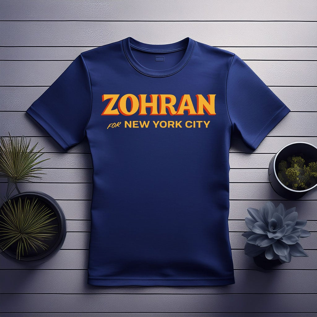 Zohran Mamdani For New York City T-Shirt Zohran Mayor Tee Political Activist Gifts 2025