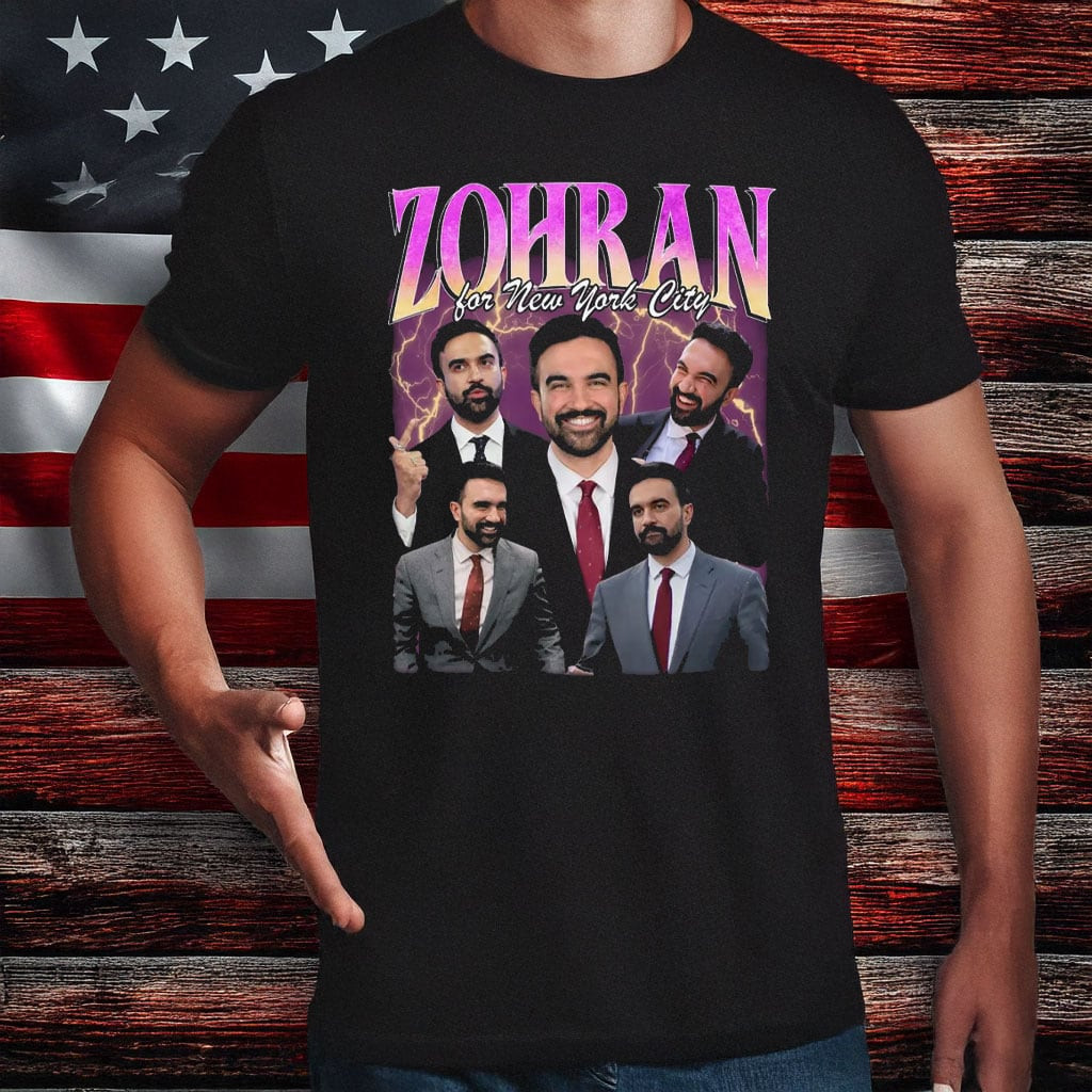 Zohran Mamdani For New York City T-Shirt Zohran Meme Political Campaign Tee Mayor NYC Gifts