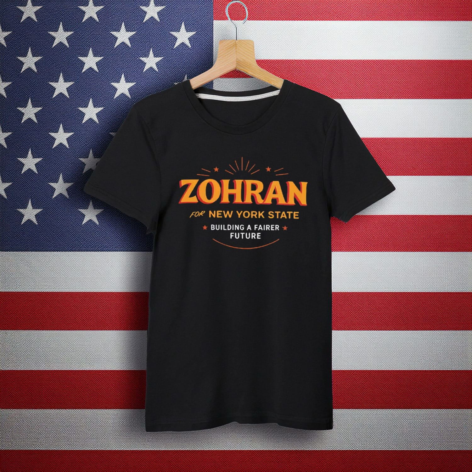 Zohran Mamdani For New York State T-Shirt Building A Fairer Future Tee Mayor Gifts For Her