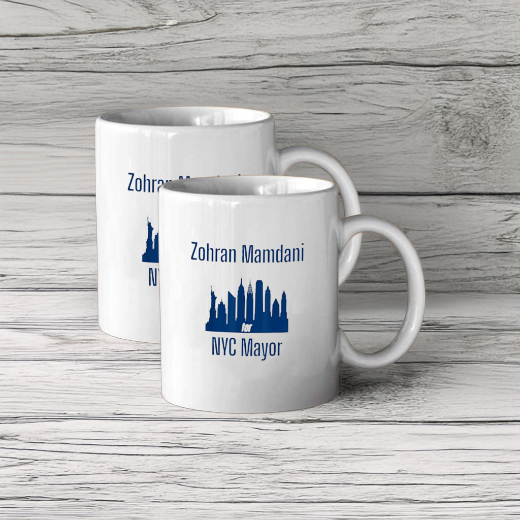 Zohran Mamdani For NYC Mayor Mug Democrats Party New York Mamdani Mayor Related Gifts