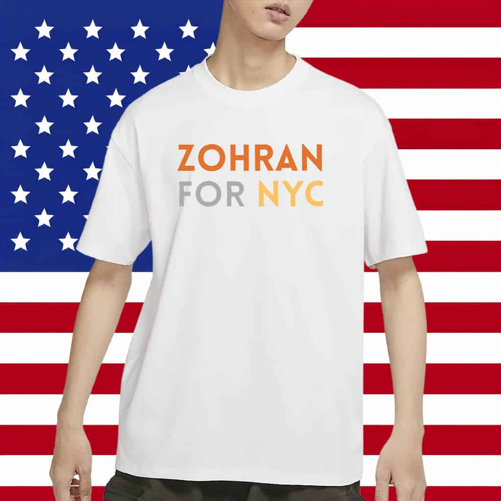 Zohran Mamdani For NYC T-Shirt Political Activism Zohran Vote Tee Muslim Mayor Gifts