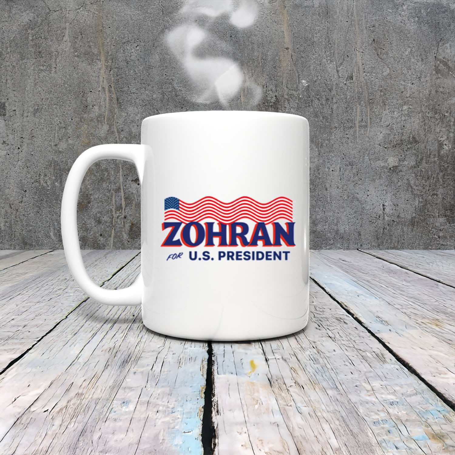 Zohran Mamdani For US President Mug Anti Trump New York Mayor Political Patriotic Gifts