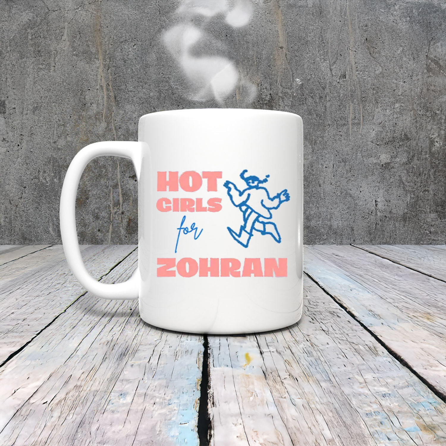 Zohran Mamdani Hot Girls For Zohran Mug NYC Activist Feminist Campaign Supporters Gifts