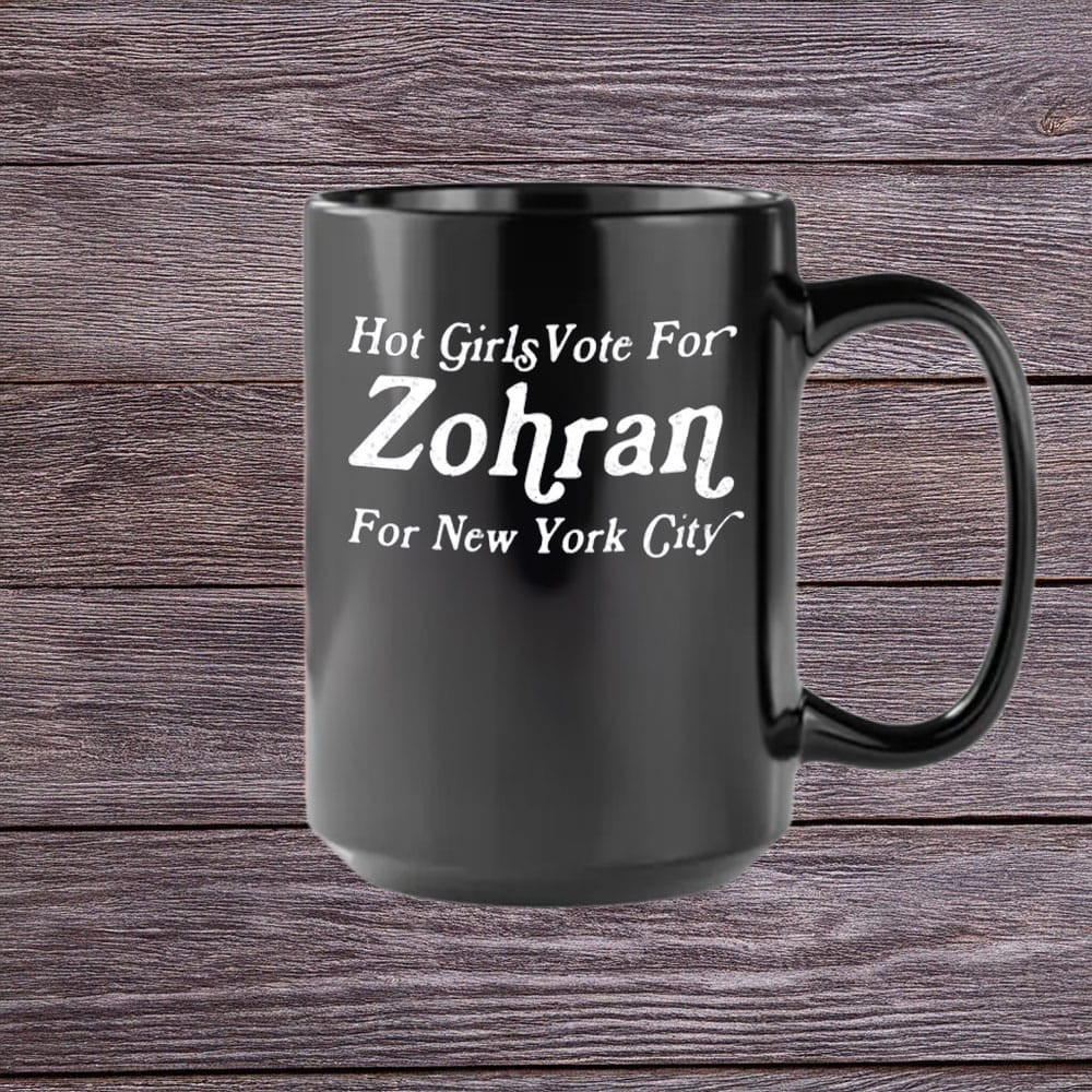 Zohran Mamdani Hot Girls Vote Mug NYC Mayoral Race Feminist Political Campaign Gifts