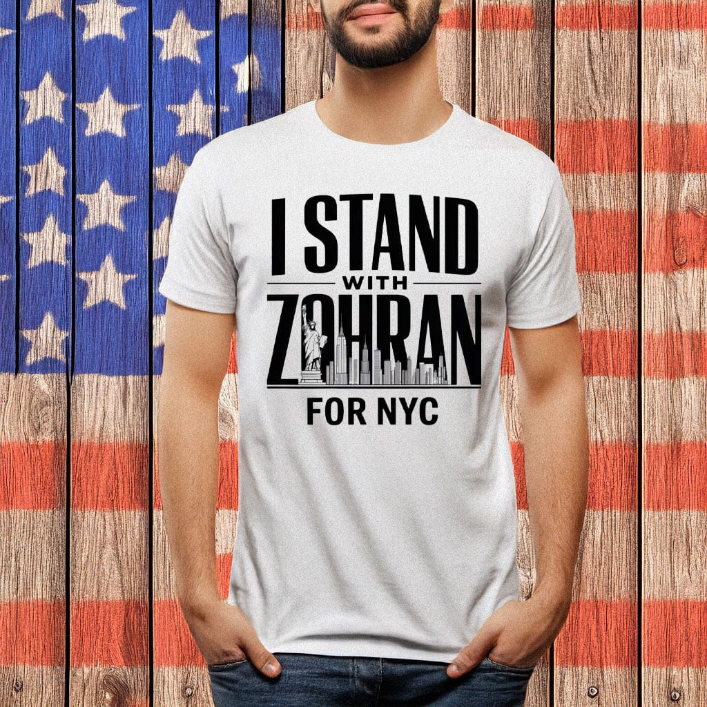Zohran Mamdani I Stand With Zohran T-Shirt New York Vote For Mamdani Activist Gifts
