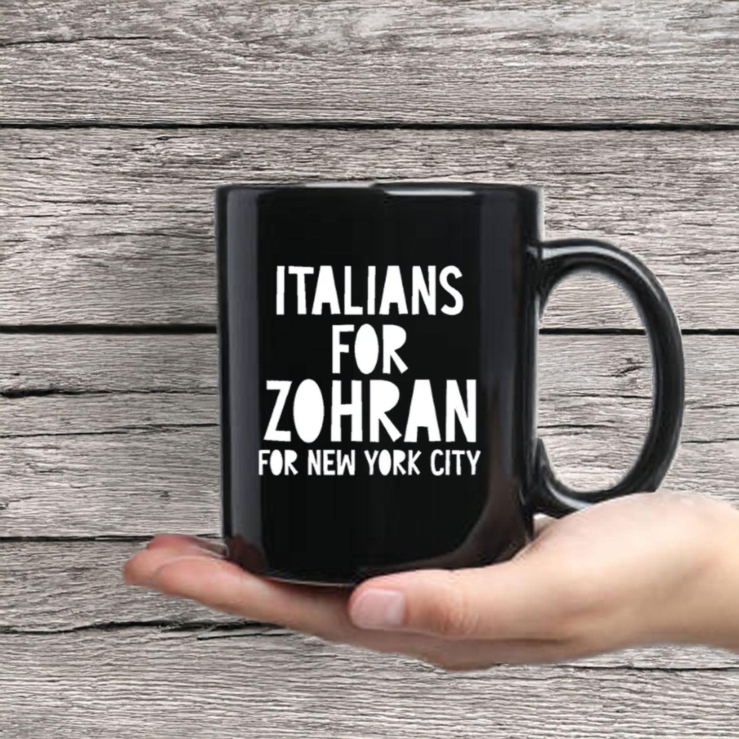 Zohran Mamdani Italians For Zohran Mug Democracy Activist Zohran Support Gifts For Italians