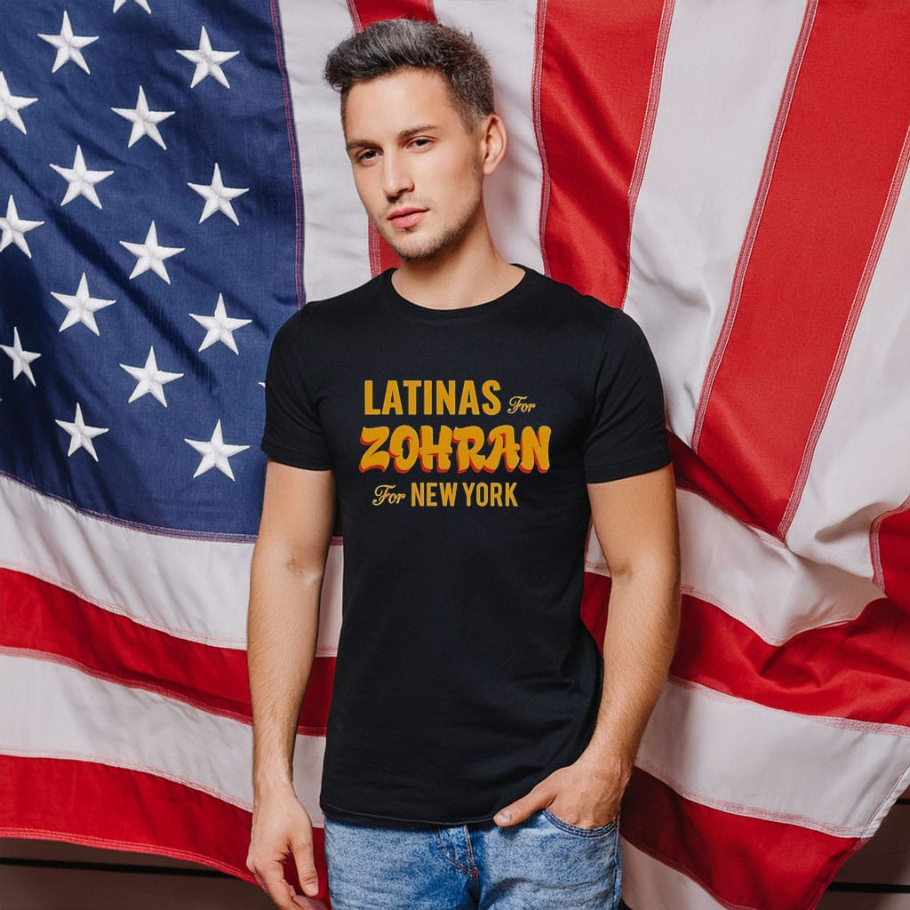Zohran Mamdani Latinas For Zohran T-Shirt NYC Political Tee Mamdani Mayor Latina Gifts