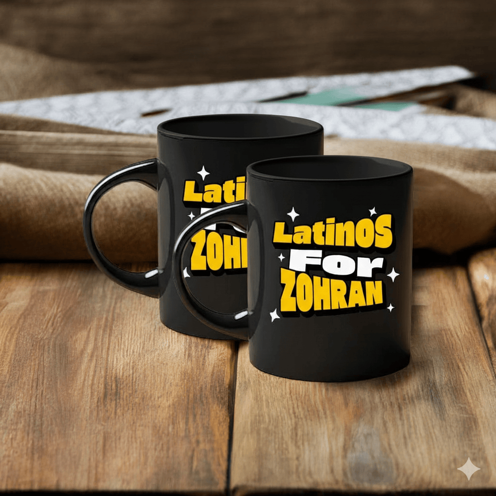 Zohran Mamdani Latinos For Zohran Mug Victory Campaign Mamdani Mayor Supporter Gifts