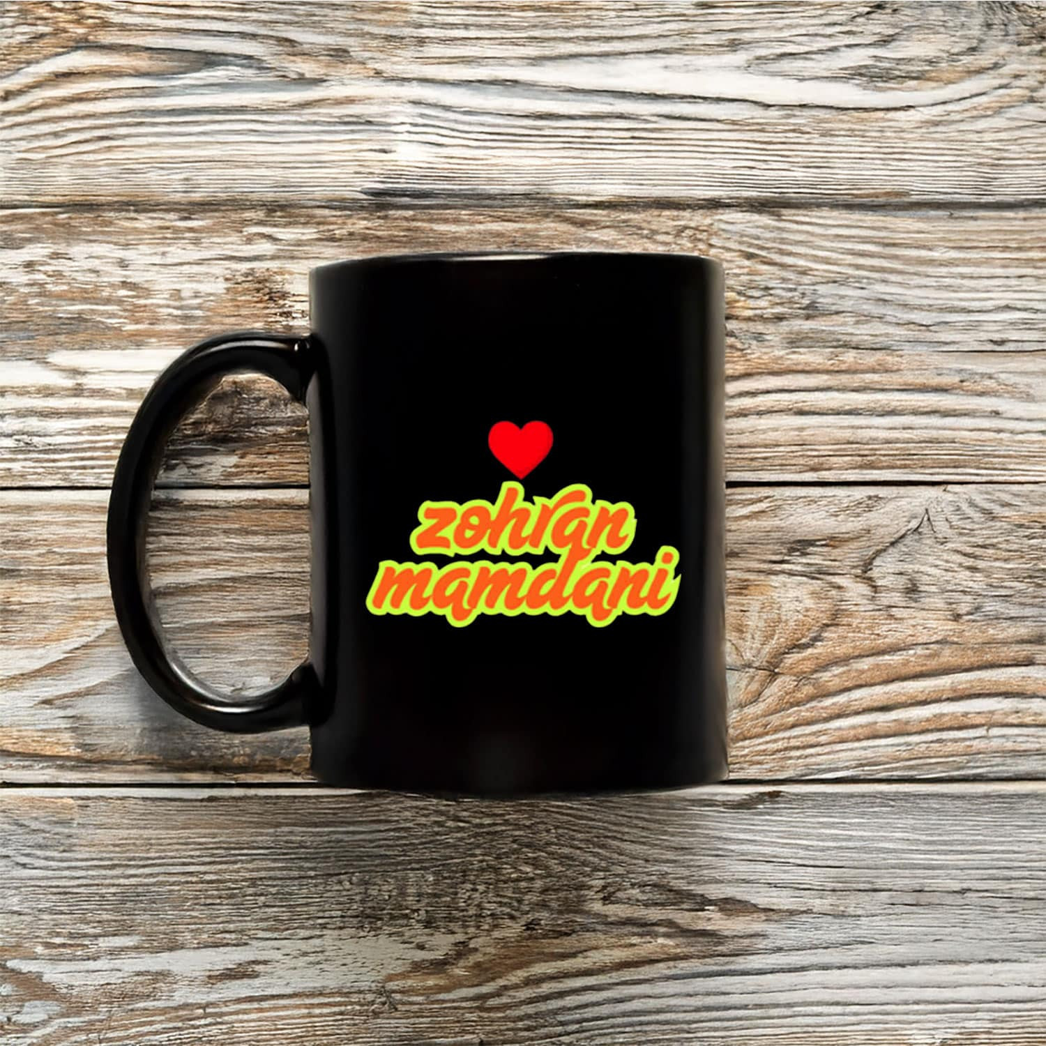 Zohran Mamdani Love Mug Neon Political Mamdani Mayor Election Special Support Gifts