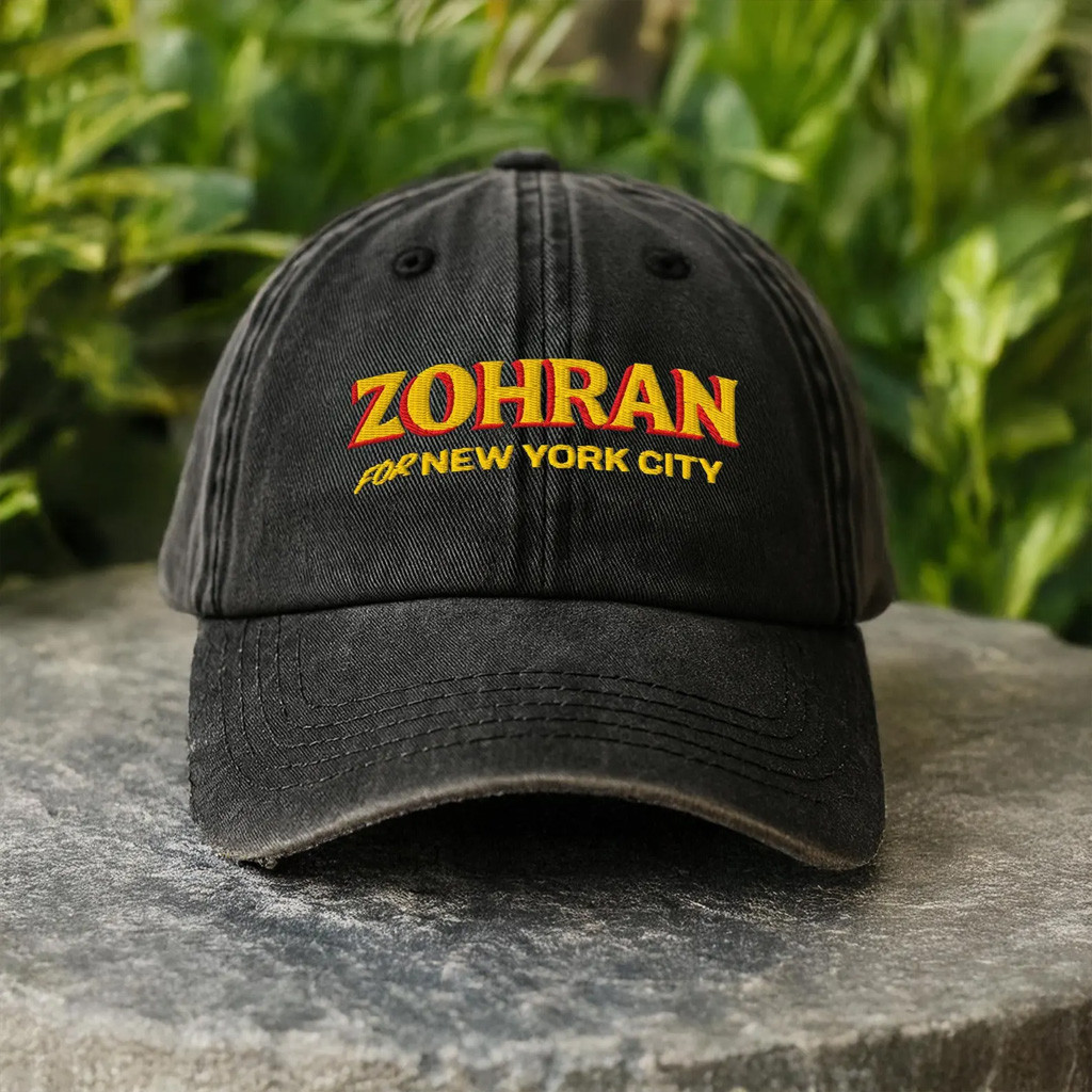Zohran Mamdani Merch Embroidered Zohran For NYC Hat Christmas Gifts For Boyfriend Zohran Mamdani Merch Embroidered Zohran For NYC Hat Christmas Gifts For Boyfriend