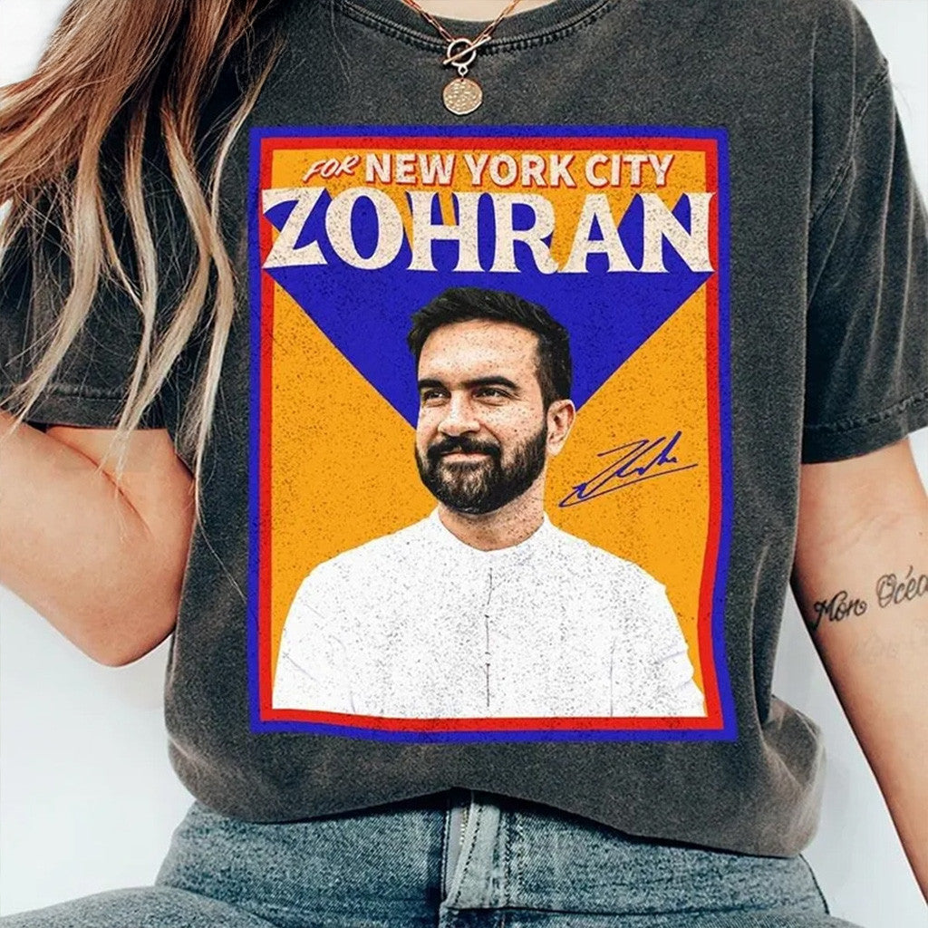 Zohran Mamdani Merch For New York City Zohran T-Shirt Gifts For Him Her Zohran Mamdani Merch For New York City Zohran T-Shirt Gifts For Him Her