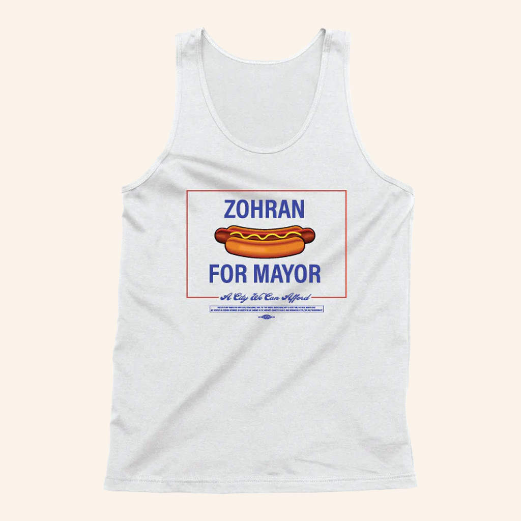 Zohran Mamdani Merch Zohran For Mayor Hot Dog Tank Top Gift Ideas For Husband Zohran Mamdani Merch Zohran For Mayor Hot Dog Tank Top Gift Ideas For Husband