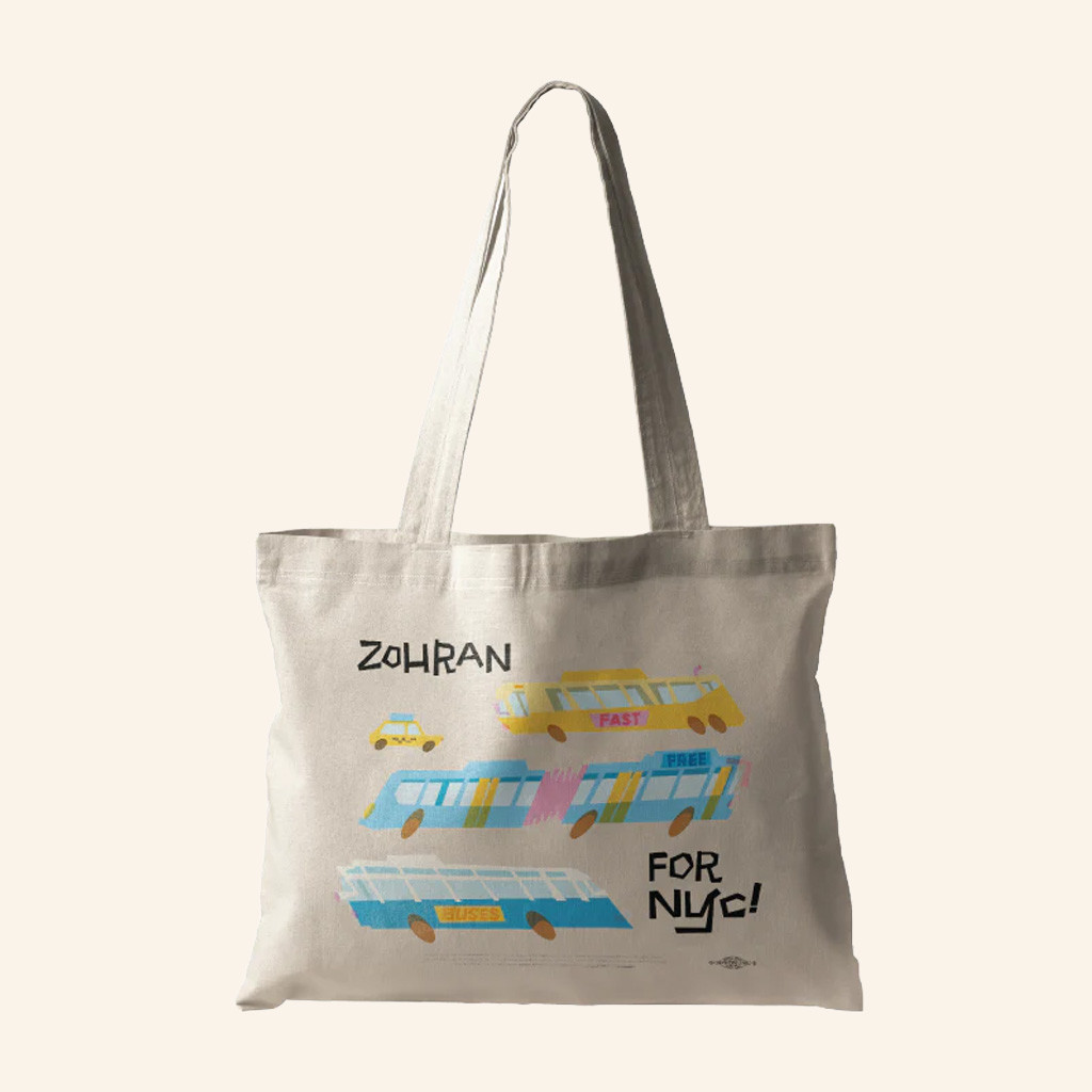 Zohran Mamdani Merch Zohran For NYC Buses Tote Bag Christmas Gifts For Wife Zohran Mamdani Merch Zohran For NYC Buses Tote Bag Christmas Gifts For Wife