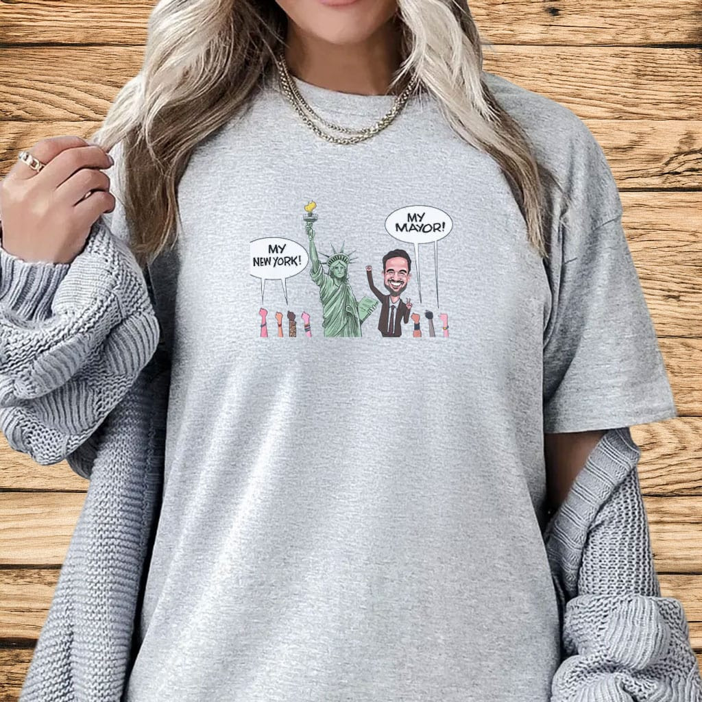 Zohran Mamdani My New York T-Shirt My Mayor Mamdani NYC Clothing Political Gifts