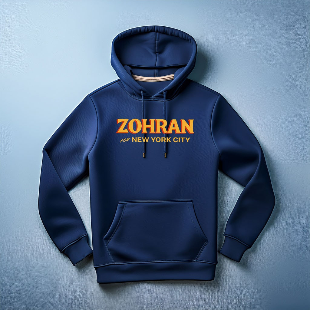 Zohran Mamdani New York City Hoodie NYC Zohran Mayor Merch Gifts For Democrats Party