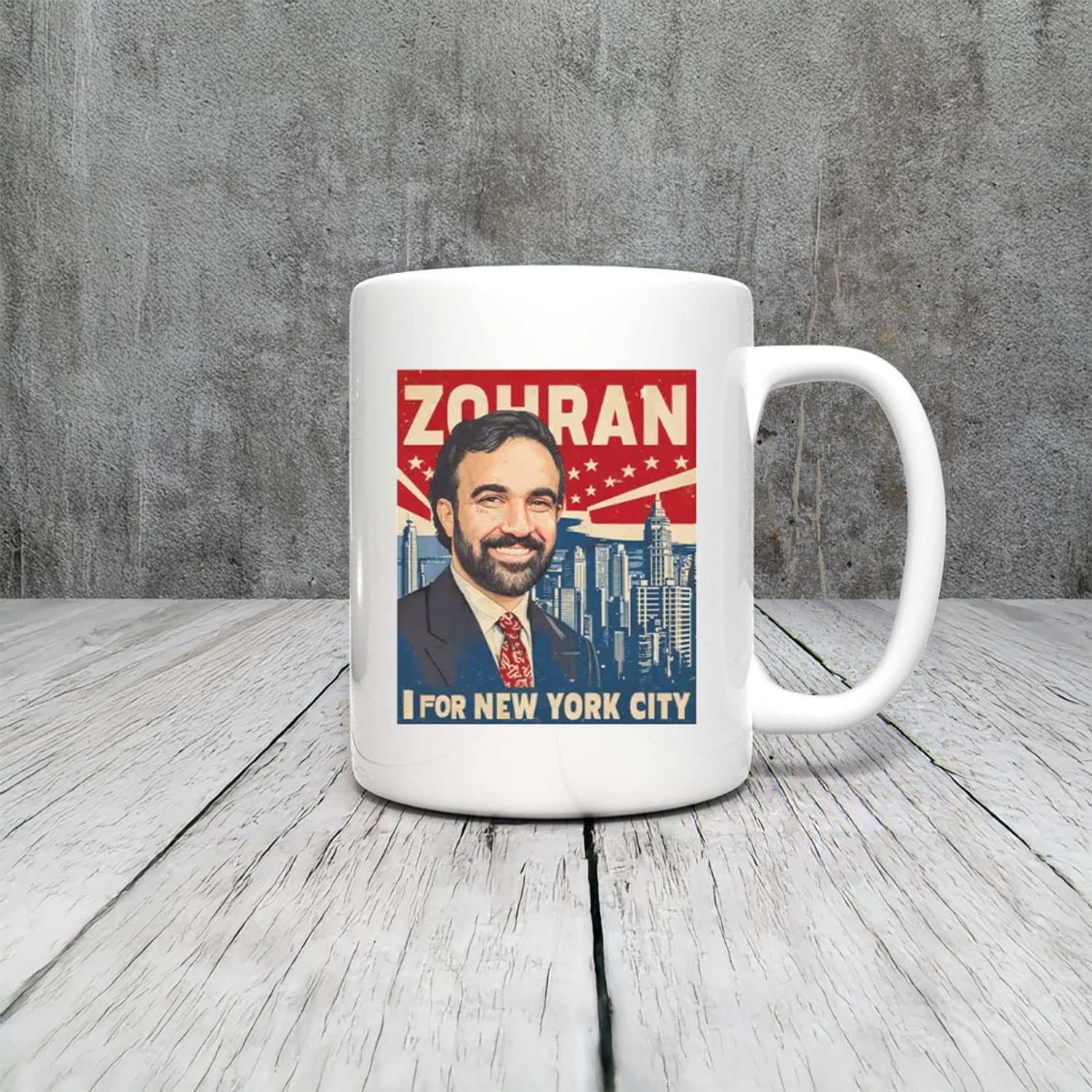Zohran Mamdani New York City Mug Democratic Activist Mayor NYC Supporter Gifts