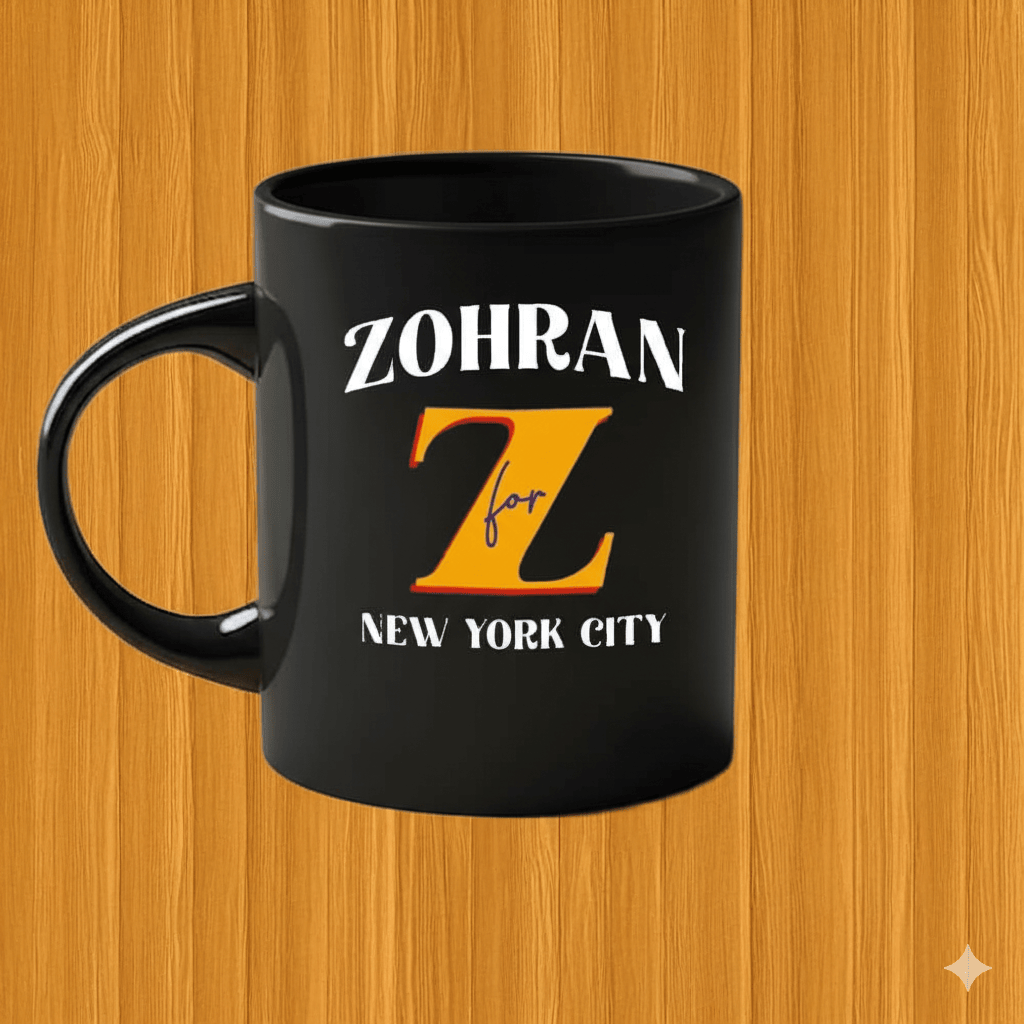 Zohran Mamdani New York City Mug Mayoral Race Progressive Gifts For Zohran Supporters