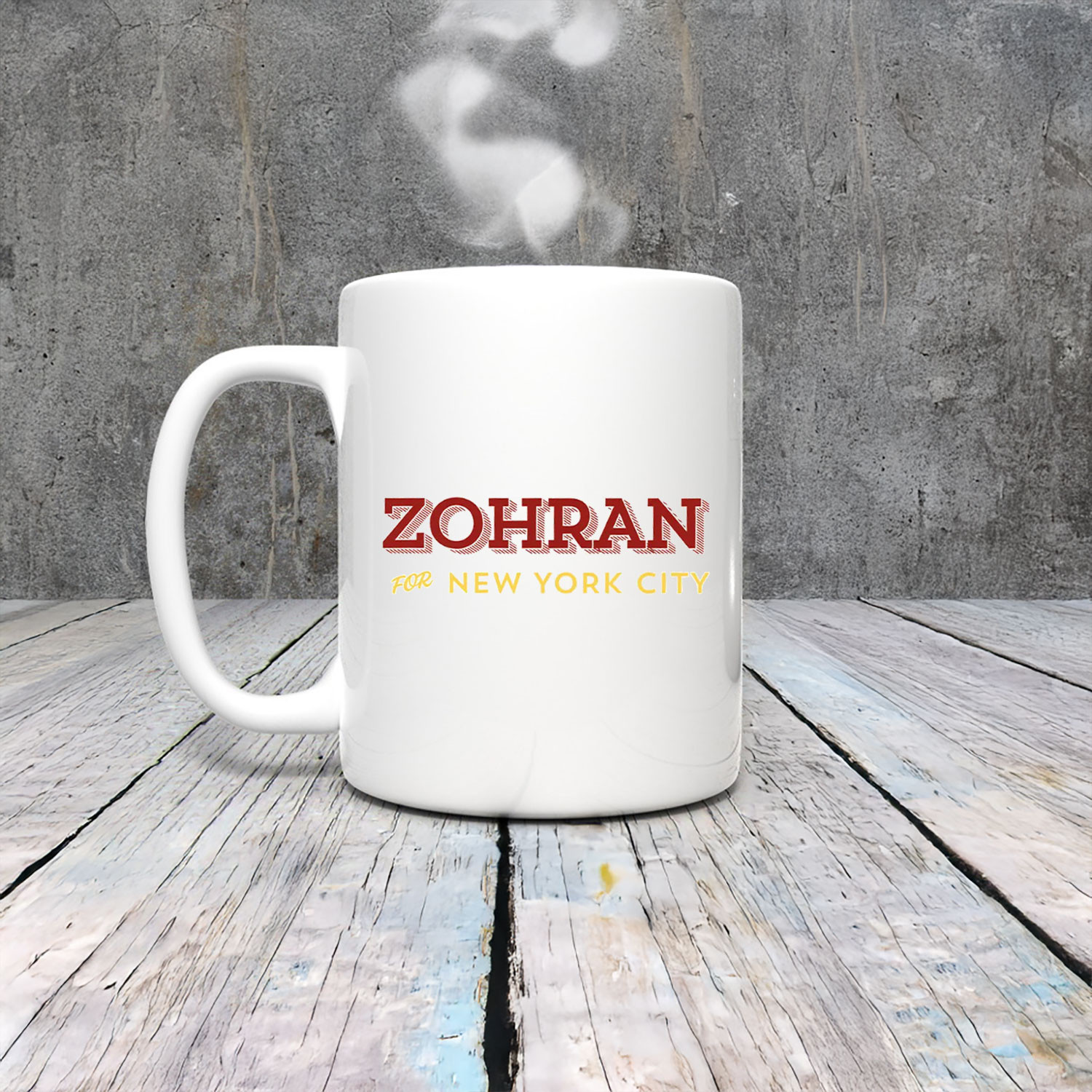 Zohran Mamdani New York City Portrait Mug Mayor Victory Political Campaign Democrats Gifts