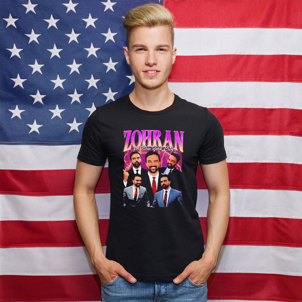 Zohran Mamdani New York City T-Shirt Funny Zohran Meme Tee Gifts For Political Enthusiast