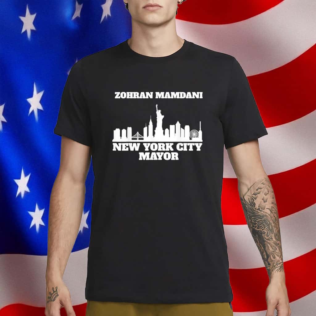 Zohran Mamdani New York City T-Shirt Liberal New York Mayoral Campaign Democracy Gifts