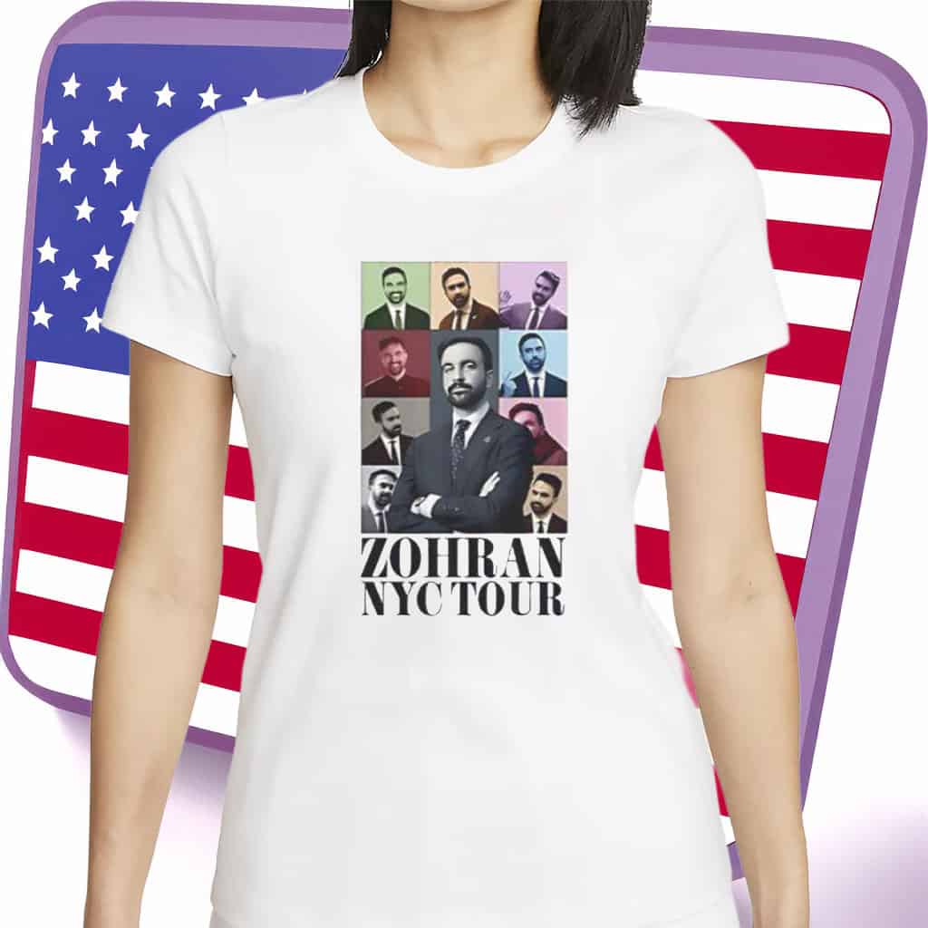 Zohran Mamdani NYC Tour 2025 T-Shirt Political Eras Style Graphic Tee Gifts For Supporters