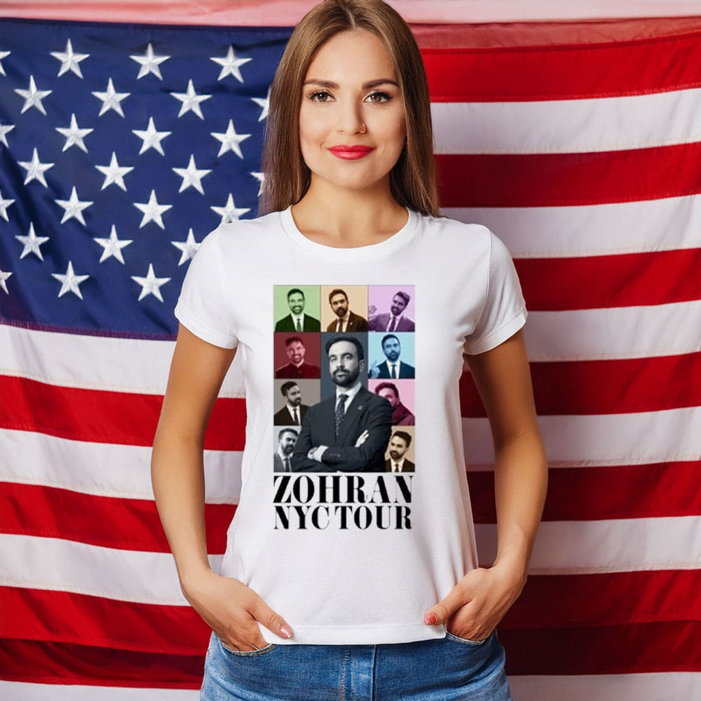 Zohran Mamdani NYC Tour T-Shirt NYC Political Graphic Tee Mamdani Mayor Themed Gifts