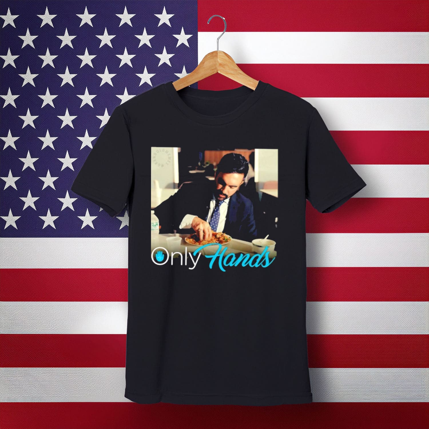 Zohran Mamdani Only Hands T-Shirt Muslim Culture Clothing Mamdani Mayor Inspired Gifts