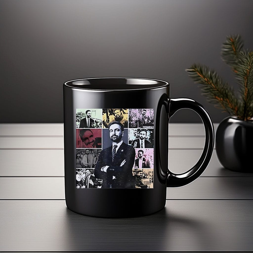 Zohran Mamdani Portrait Mug New York Activist Pride Of Democratic Party Gifts