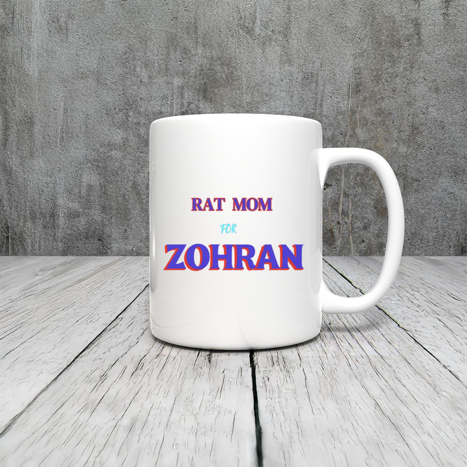 Zohran Mamdani Rat Mom For Zohran Mug NYC Mayor Race Funny Zohran Gifts For Supporters