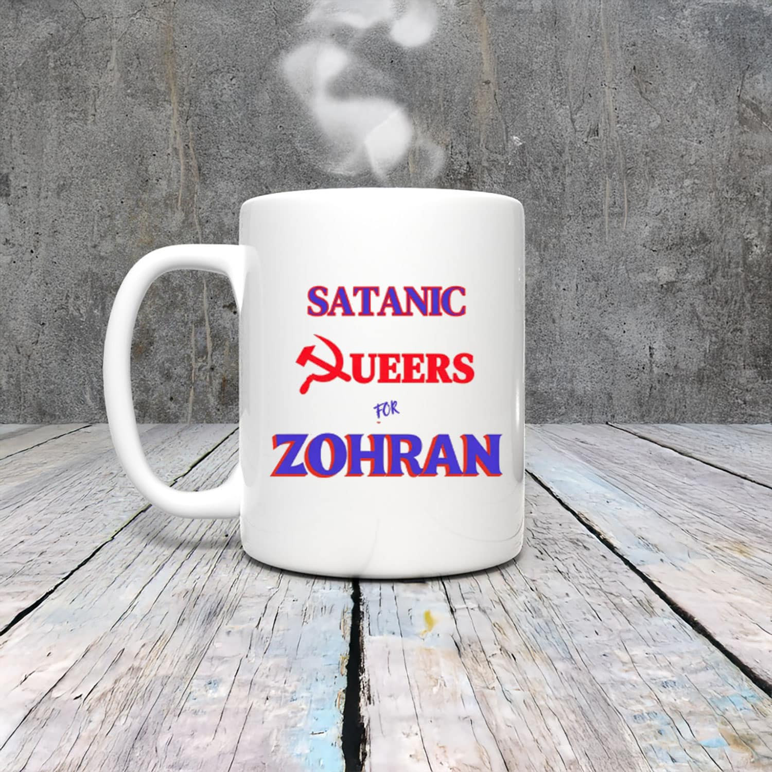 Zohran Mamdani Satanic Queers Mug Radical Leftist Socialist Pride Zohran NYC Gifts