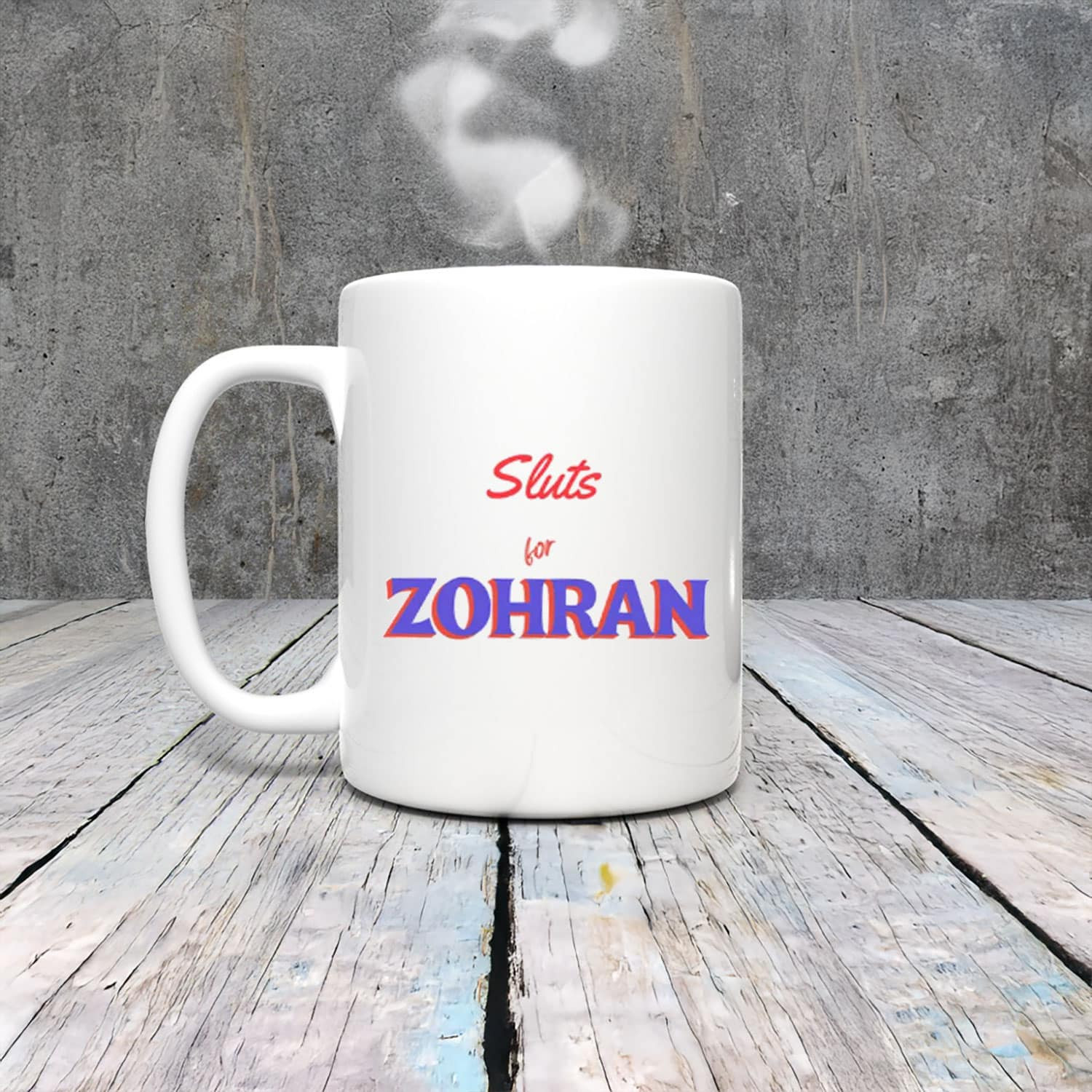 Zohran Mamdani Sluts For Zohran Mug Feminist Political Activist Funny Adult Election Gifts