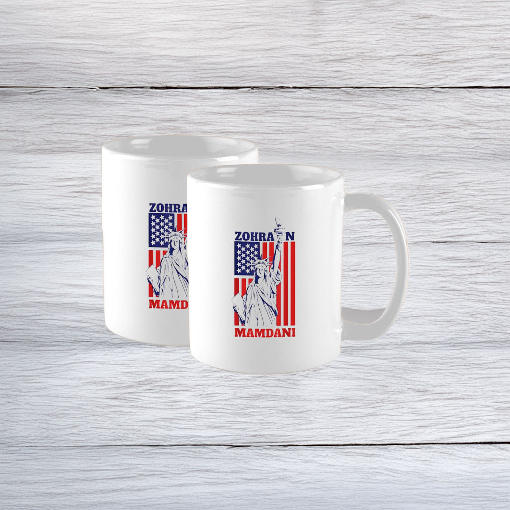 Zohran Mamdani Statue Of Liberty Mug Liberal New York Mayor Race Zohran Related Gifts