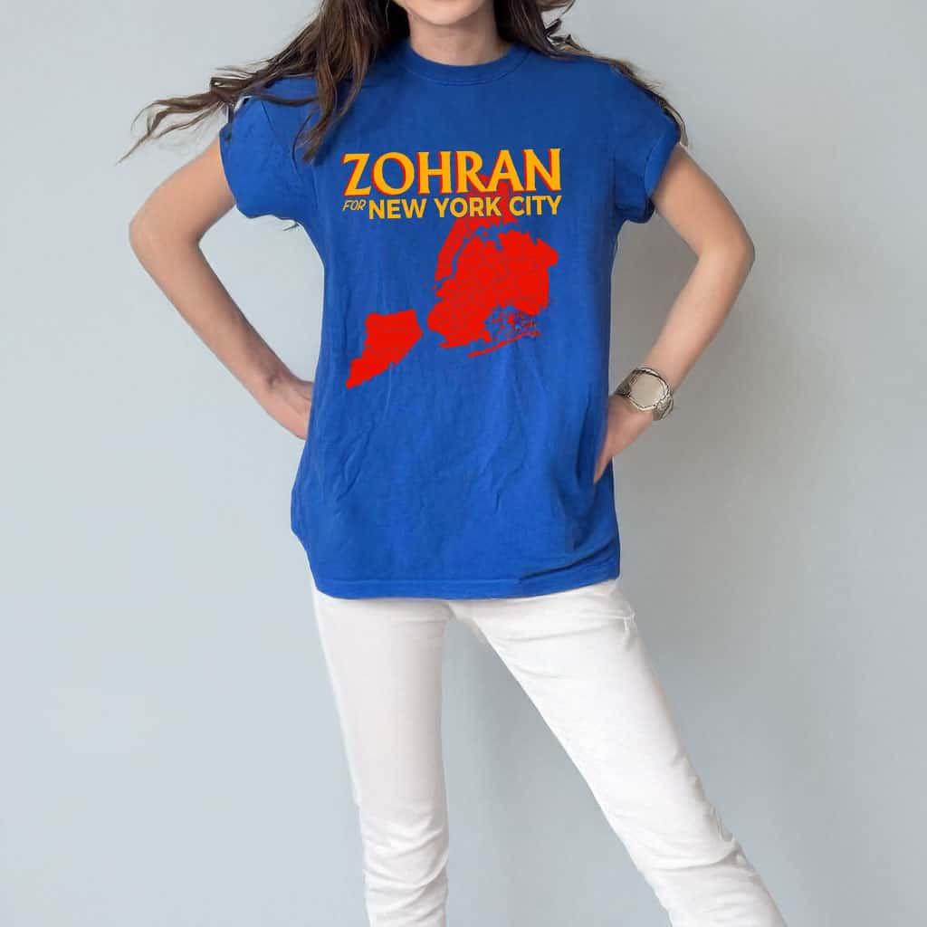 Zohran Mamdani T-Shirt For New York City Map Shirt Political Gifts For Patriots