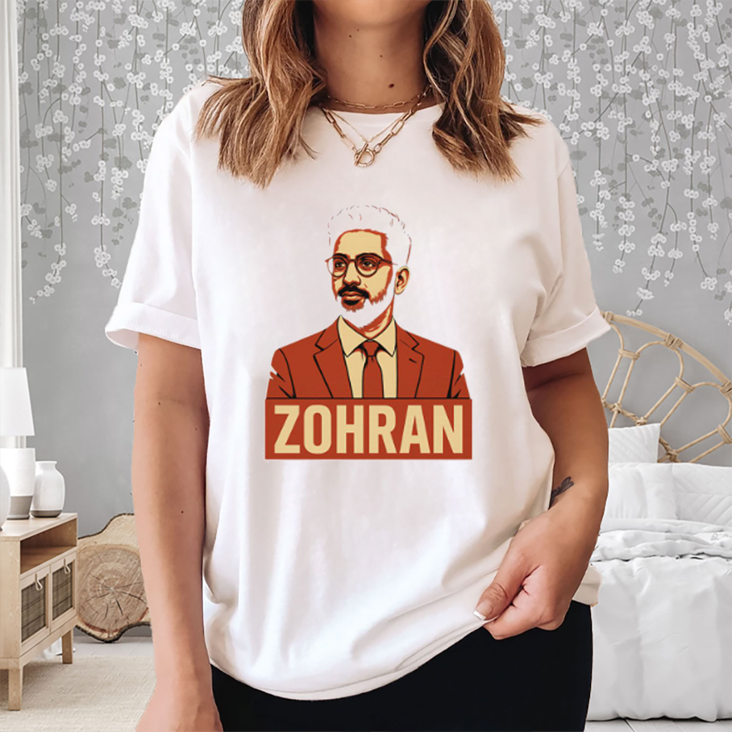 Zohran Mamdani T-Shirt Hope Style Campaign Poster Zohran Mamdani Mayor Merch Gifts
