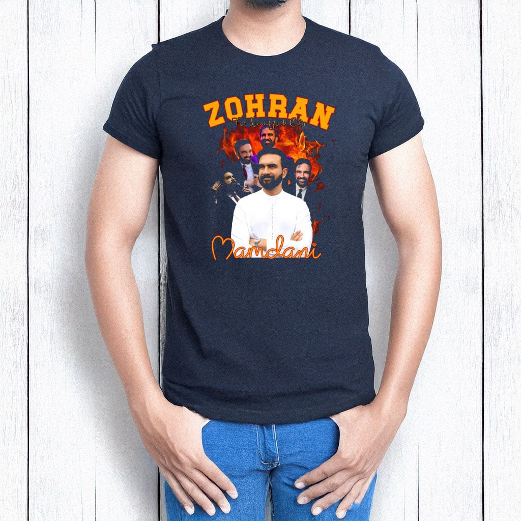 Zohran Mamdani T-Shirt New York City Campaign Vote Zohran Political Gifts For Fans