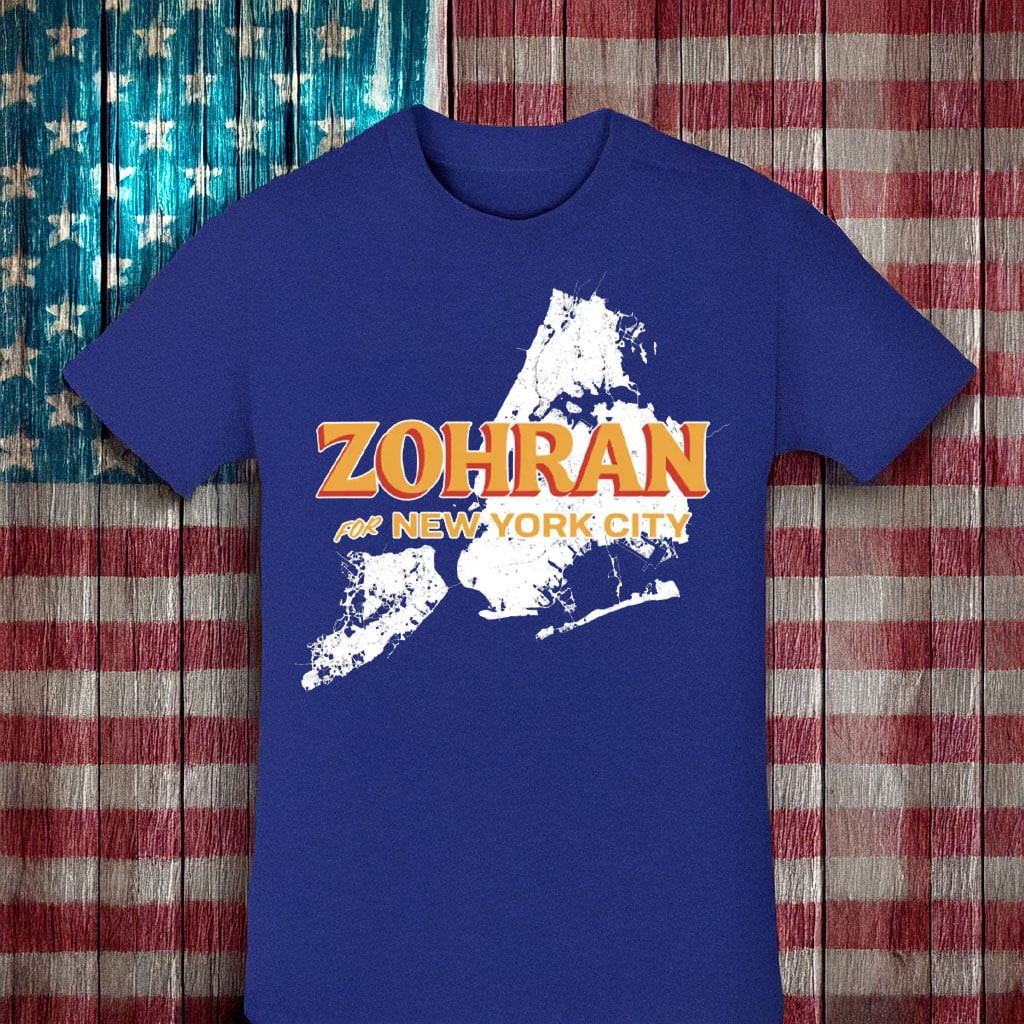 Zohran Mamdani T-Shirt NYC Map Tee Political Activism Gifts For Patriots