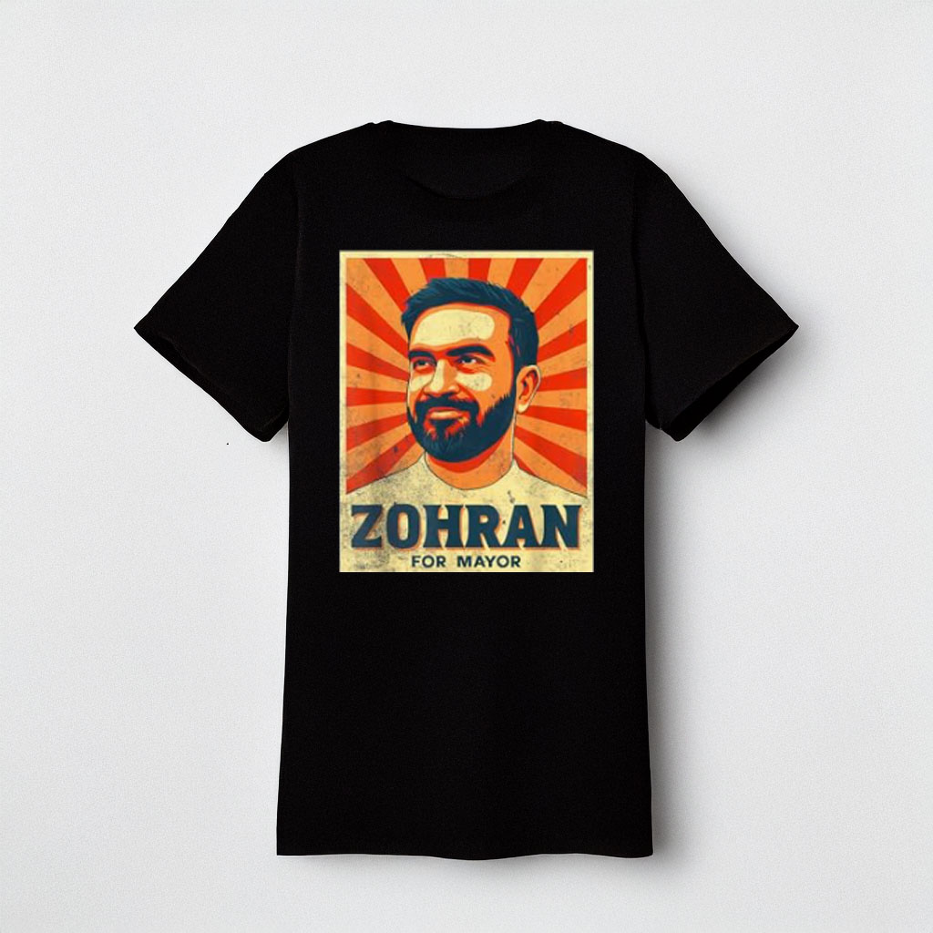 Zohran Mamdani T-Shirt NYC Political Poster Tee Trendy Campaign Support Gift
